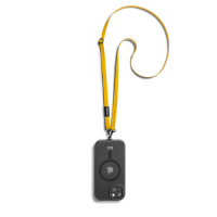 Yellow Leatherite Crossbody Phone Lanyard - Strap